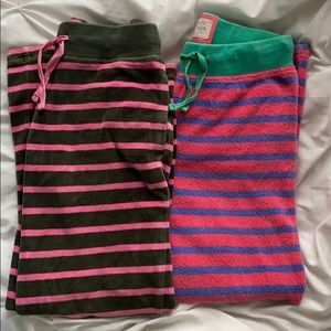 Two Pairs of Mini Boden Sweatpants Size 9